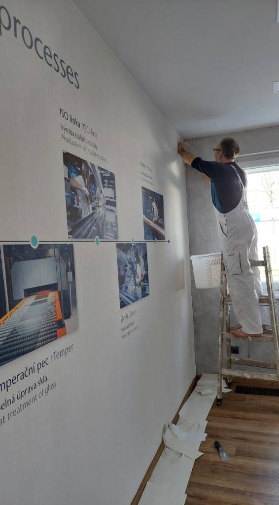 Prezentační fototapeta, SCHOTT Valašské Meziříčí